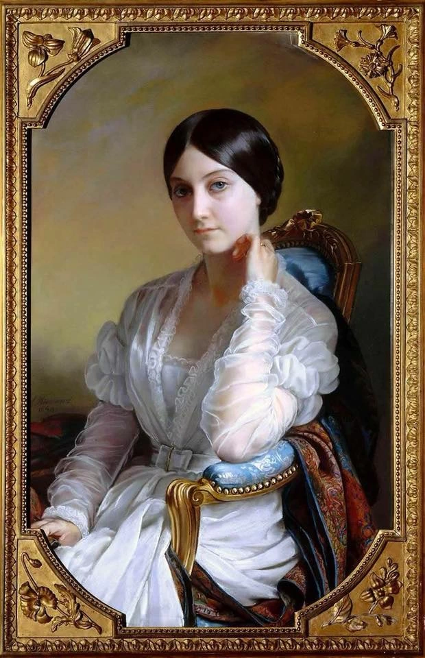 Ritratto di Madame Léon Riesener nata Laure Peytouraud - Musée Eugène Delacroix, Paris